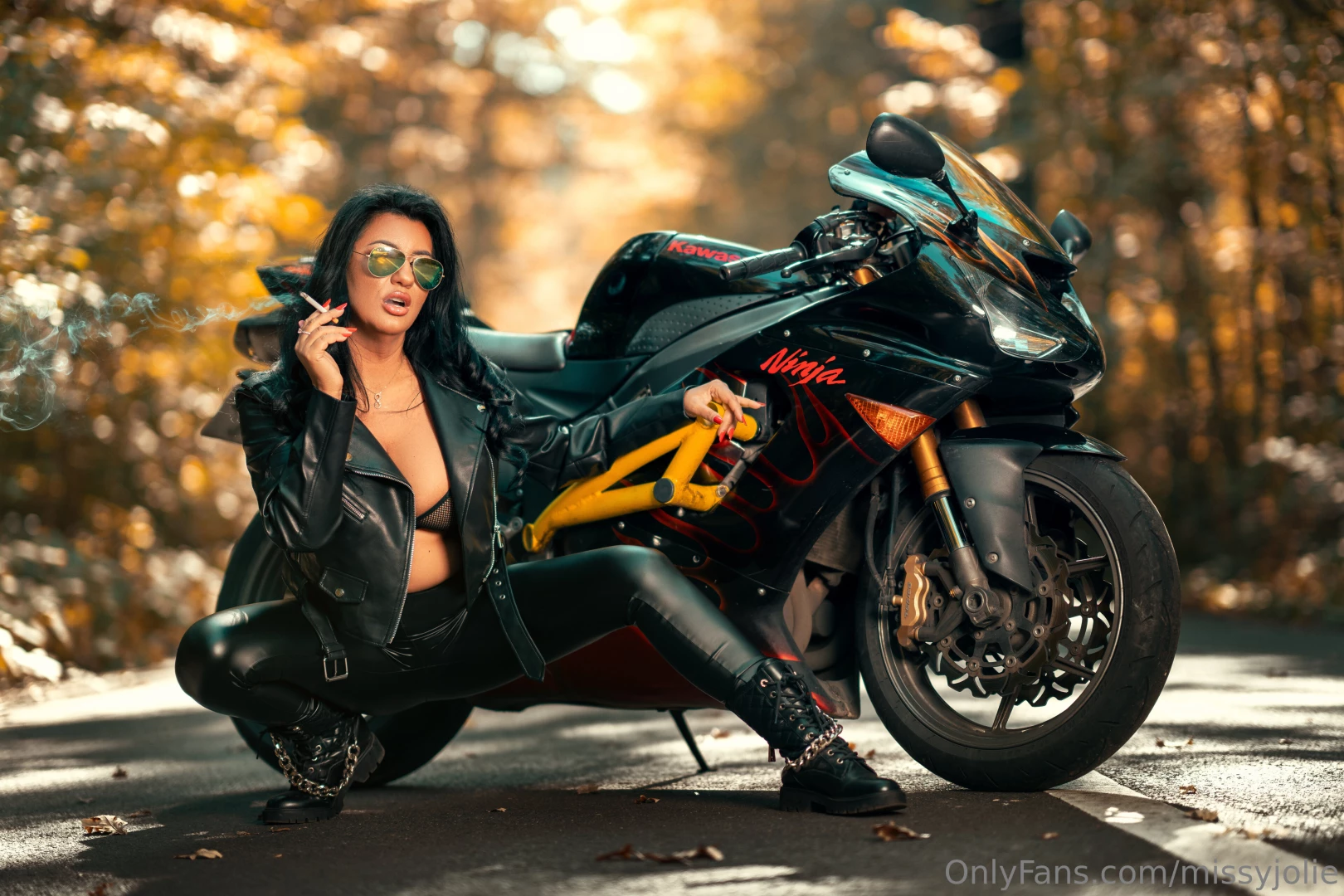 The scent of the leather combined with my delicious cigarette smoke is part 2 