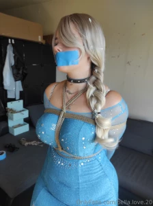 The cute ice queen elsa got tied up amp left behind helpless part 7