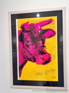 I went to see the central gallery for salvadore dahli andy warhol and part 7