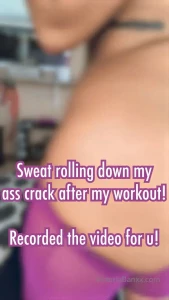 Comment on this post or dm me about my sweaty workout in purple