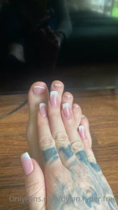 How do u like french nails better this or my typical long red black