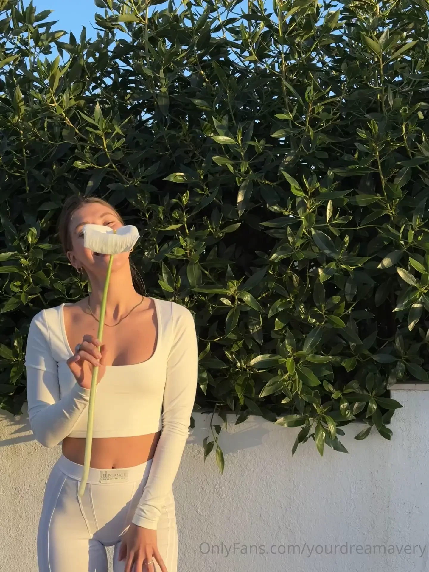 Even one flower can make me happy 