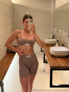 Tired after the gym but very happy