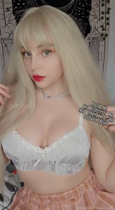My breasts have grown but it hurts nipplepiercing blonde boobs bra part 1