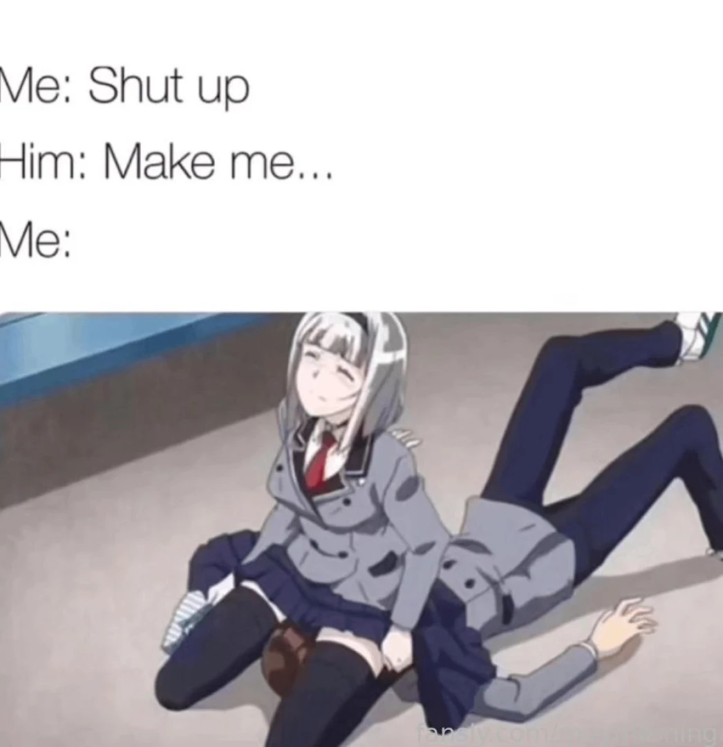 My specialty facesitting facesit thighs meme anime horny memes manga 