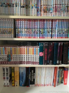Some of my manga collection as requested ehe manga books nerd library
