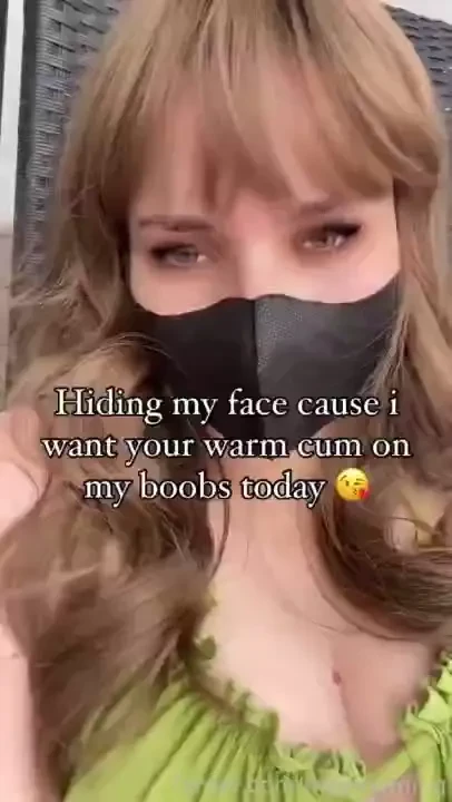 Please cum cumfetish bikini outdoor facial gfe masked tiktoker tiktok 