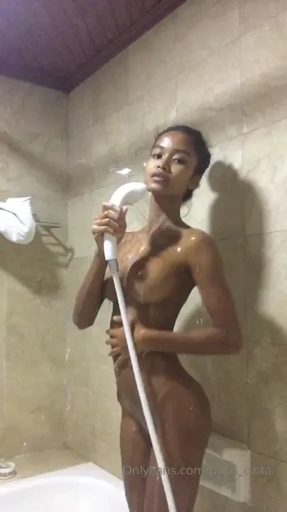 Nice to having a shower after workout 