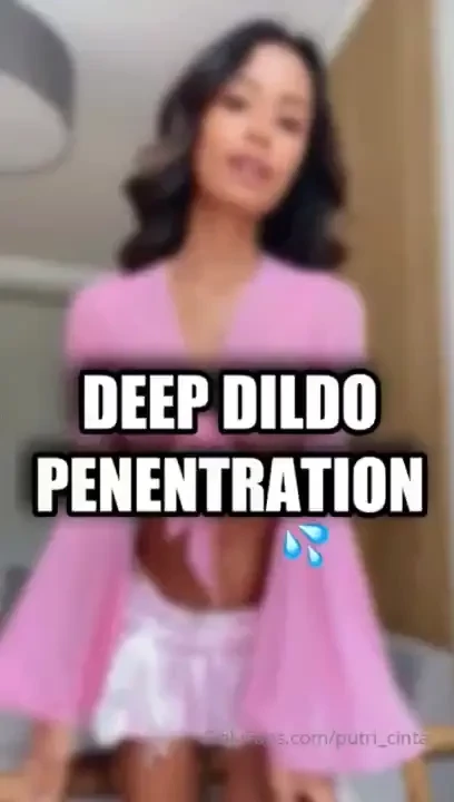 Deep dildo penentration i fucked my tight pussy so hard that i lost my 