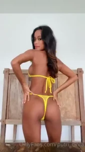 Which bikini color suits me best help me make a choice for a new photo part 1