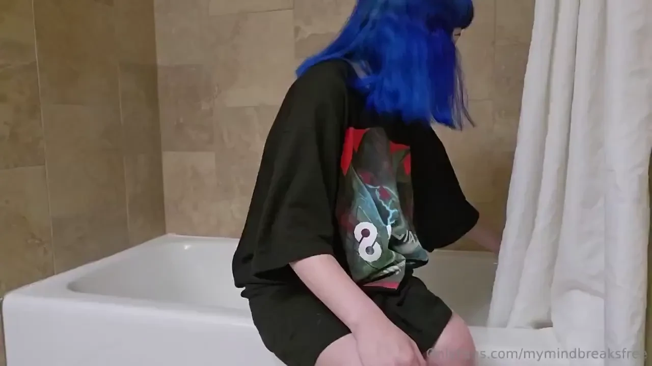 Goth takes a bath unwind and relax with me after a hard day at work part 1 