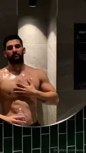 Send me a message to see me getting oiled with my naked body oiling