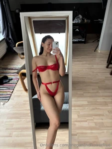 Just me my mirror and this lingerie