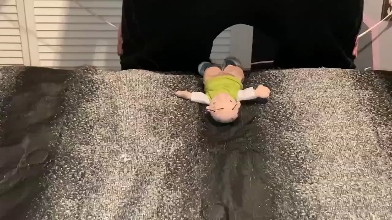 Dominating a shrunken slave with my gassy ass do you want to be in his 