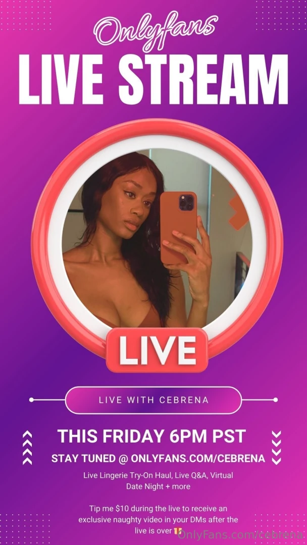 New live coming this friday 6pm pst live lingerie try-on haul live q 