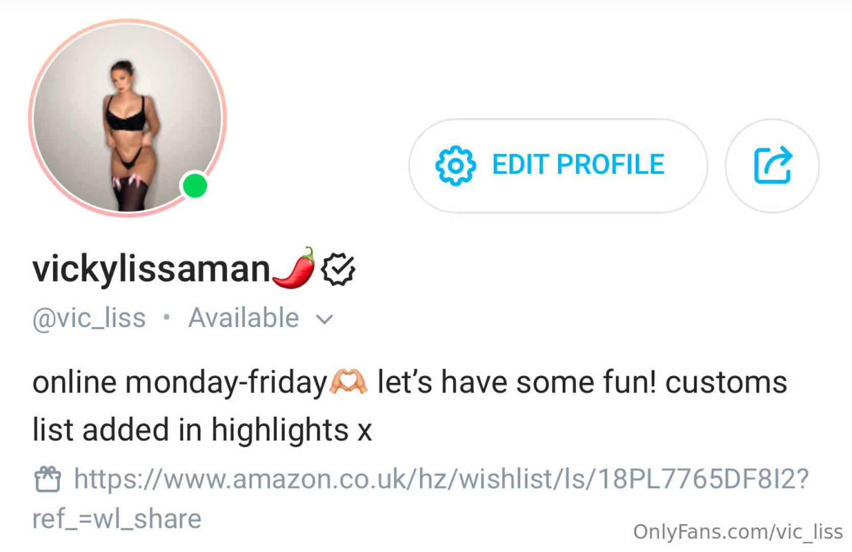 I have finally made a wishlist link in my bio treat me to some naughty 