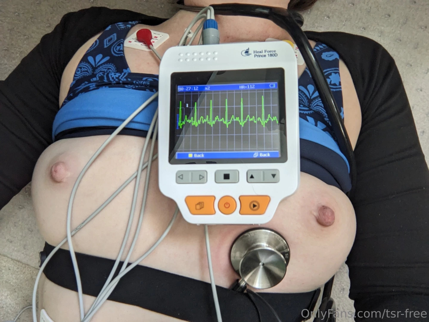 Could you monitor my heart for a while i finished my workout ages ago part 1 