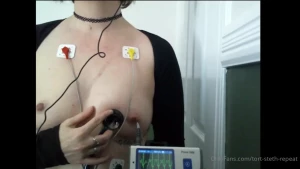 My fast exercise heartbeat on steth and ekg i love watching and