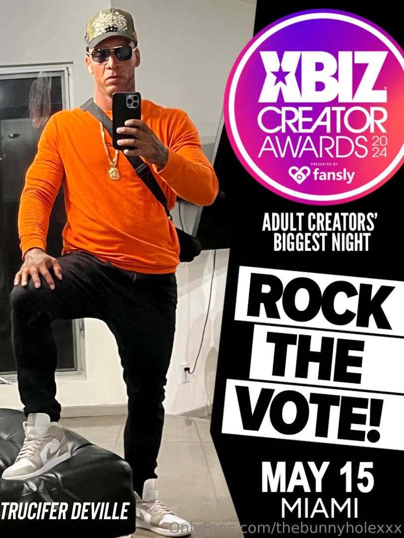 Miami vibes go vote for me trucifer deville for the xbiz awards in part 2 