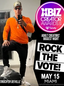 Miami vibes go vote for me trucifer deville for the xbiz awards in part 2