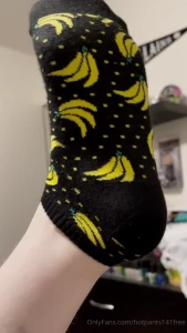 See my new banana socks