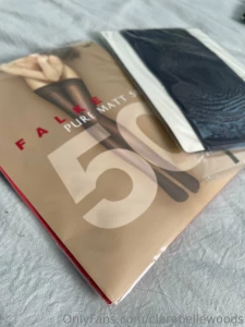 Two pairs of stockings off my wishlist black and purple thank you r part 1