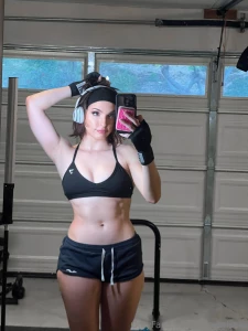 Would i distract you too much at the gym dressed like this i mean that