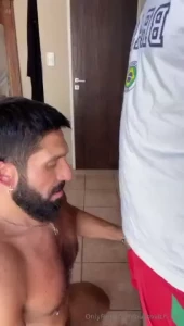 Milk bath for my beard onlyfans com bulltovich_ok