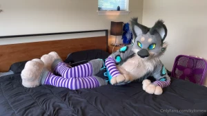 Always fun to make the classic fursuit in bed gif but to be honest i