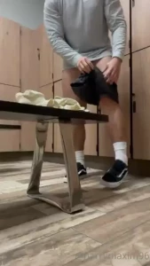 My cock was flopping all over the place while i was on the treadmill