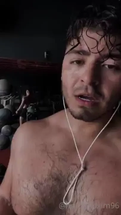 Such a sweaty mess watch me get undressed in the locker room and 