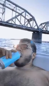 Cuddle with me in the front of the boat