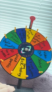 10 wheel spins or 3 for 25