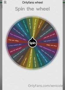 Tip this post 10 to spin my wheel