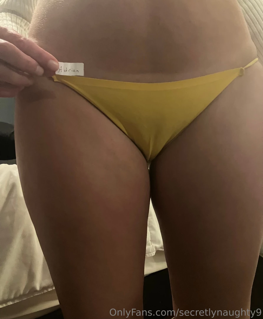 Congrats to panty raffle winner adrian morning spread 