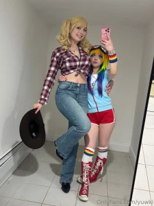 Applejack and rainbow dash d sorry for my absence i havent had a part 10