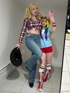 Applejack and rainbow dash d sorry for my absence i havent had a part 1