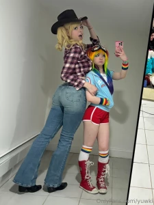 Applejack and rainbow dash d sorry for my absence i havent had a part 14