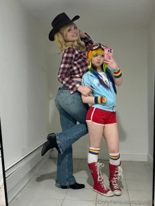 Applejack and rainbow dash d sorry for my absence i havent had a part 8