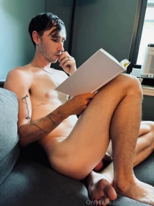 My husband took this pic of me reading after sex you like