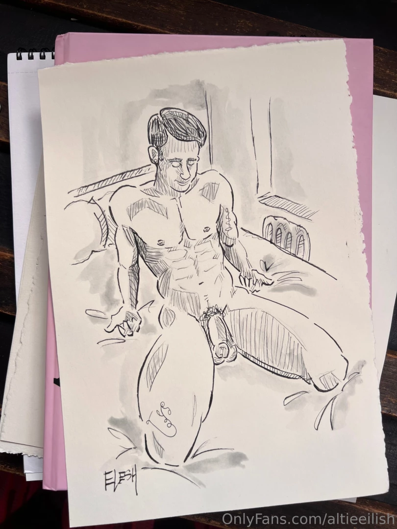 Yesterday i posed for the brilliant artist eric lesh and kept going in part 2 