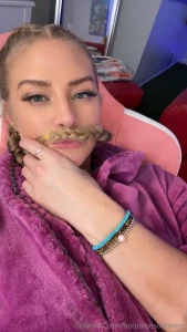 Missed being in this chair and wearing my fluffy robe i m still in