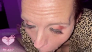 Another huge load all over my face who wants to be next