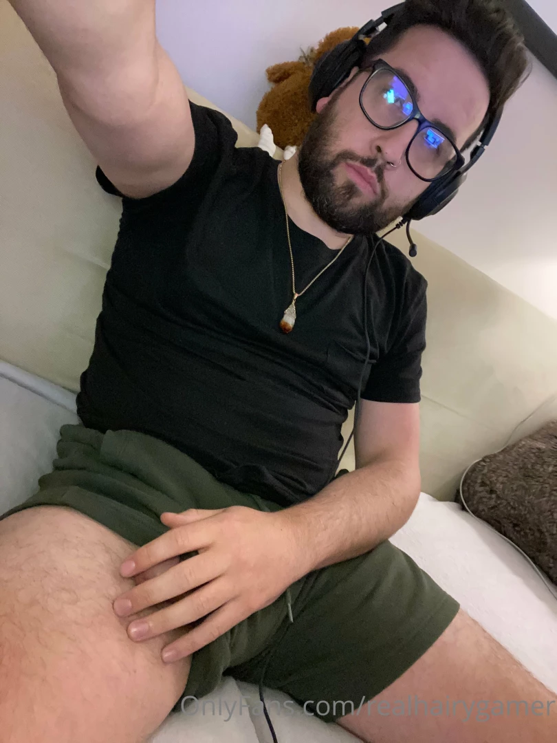 Something is peaking out my shorts fuck gaming gets me horny and 