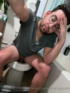 So tired decided to sit to take a leak 3 post is just a close up pic