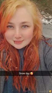Ima be a kid today so excuse me we don t get snow often