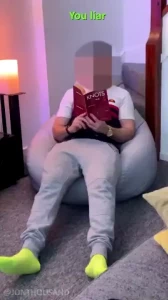 Jack s just tranna read his wee book
