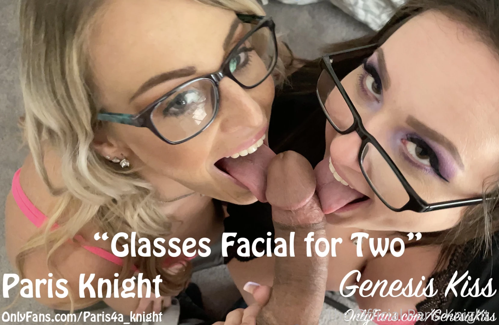 Glasses facial for 2 