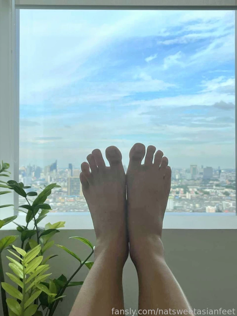 Just resting my feet at work feet asianfeet asiansoles boobs naked 