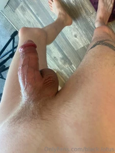 I love the feeling of lube all over my shaft